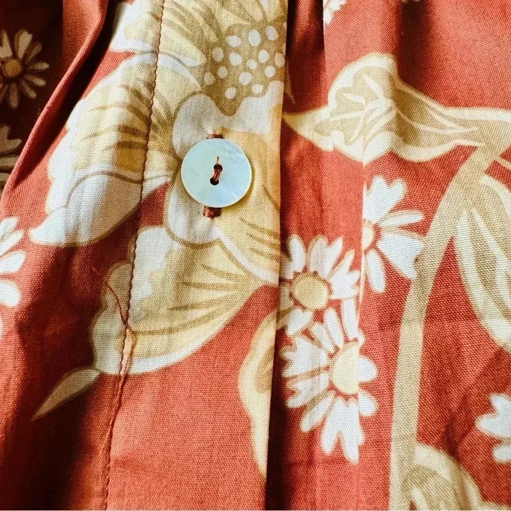 NWT SPELL & THE GYPSY Sloan Smock Mini Dress in Ochre Size M - Picture 13 of 16